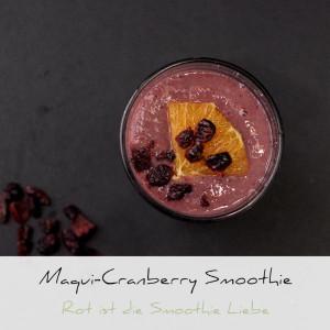 Maqui Cranberry – Rot ist die Smoothie Liebe | Schwatz Katz