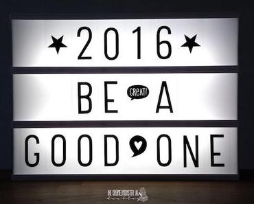 .2016 | be a good one, please