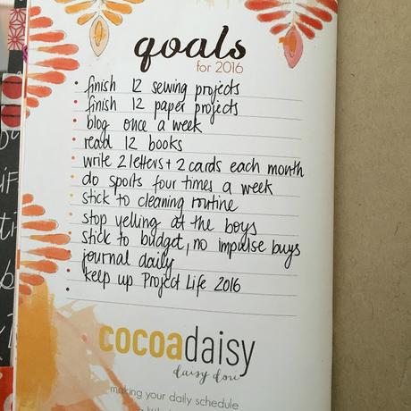 My January goals. Meine Ziele im Januar.