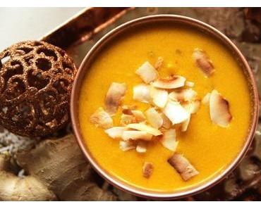 Vegane Kokos-Süßkartoffel-Chili Suppe