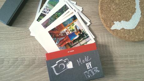 Korkplatte mit Land und CEWE Polaroid 7