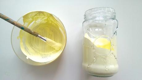 Acrylgläser mit Heißklebepistole-Schrift 4