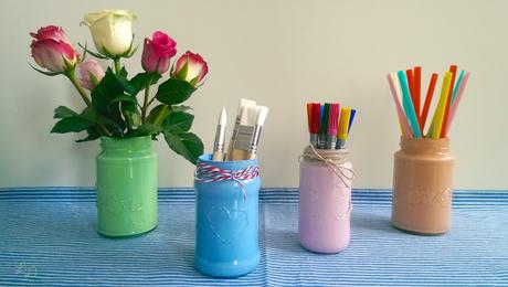 Acrylgläser mit Heißklebepistole-Schrift 6