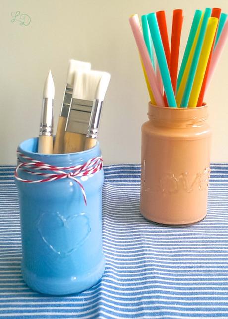 Acrylgläser mit Heißklebepistole-Schrift 8