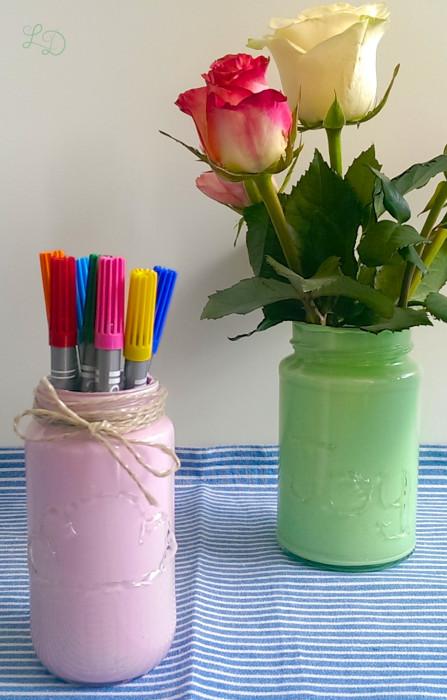 Acrylgläser mit Heißklebepistole-Schrift 7