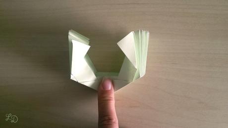 Origami Gläser verschönern 11