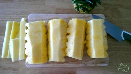 Ananas schneiden 5
