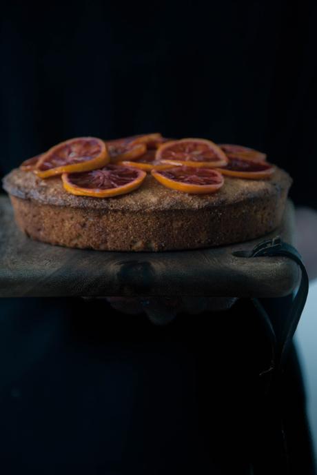 Polenta Blood Orange Cake