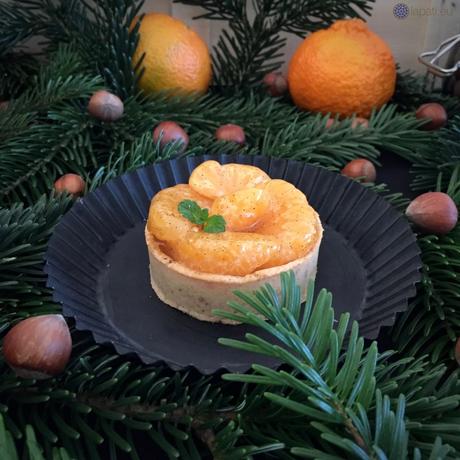 Winterliche Mandarinen Tartelettes – Lust auf Haselnuss mit Mandarine