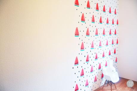 Unsere Melonen Wand - DIY