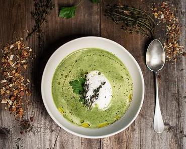 Kräuter(tee)schaumsuppe