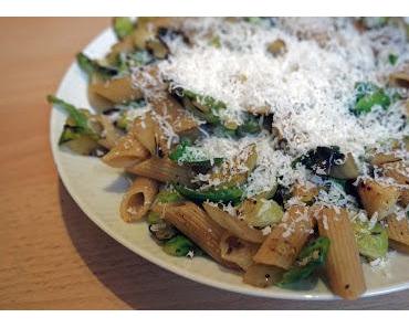 Pasta mit Rosenkohl