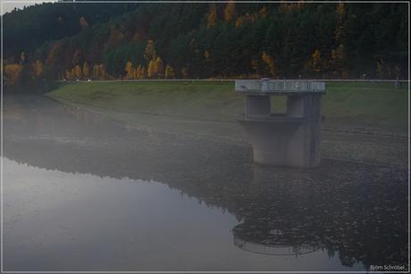 Odenwald Impressionen | Nebel zieht auf am Marbachsee