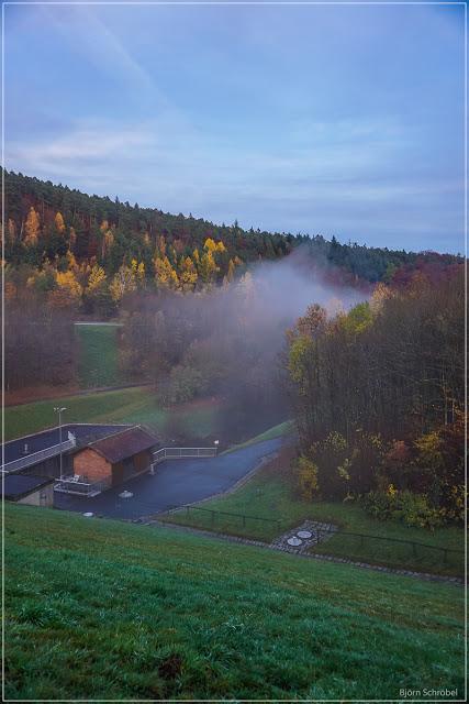 Odenwald Impressionen | Nebel zieht auf am Marbachsee