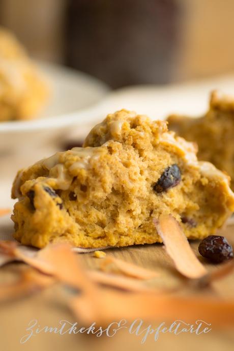 Süßkartoffel-Scones mit Cranberries