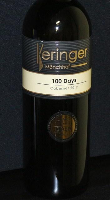 Verkostung Rotwein – Weingut Keringer – 100 Days Cabernet 2012