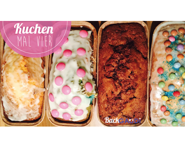 Kuchen mal vier
