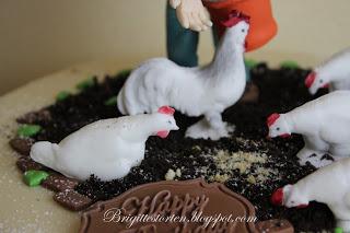 Hühnerliebhaber Geburtstagstorte