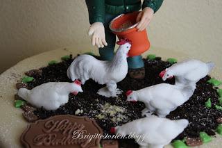 Hühnerliebhaber Geburtstagstorte