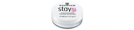 essence Sortimentswechsel Frühling Sommer 2016 Neuheiten - Preview - stay all day translucent fixing powder