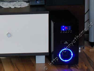 Sound im Wohnzimmer mit auna