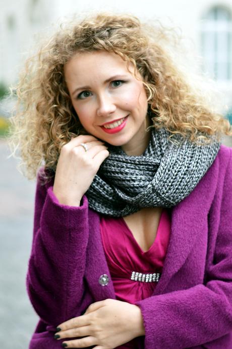 Outfit: Casual Purple Winter Style , Kationette, Fashionblog, Modeblog, Streetstyle