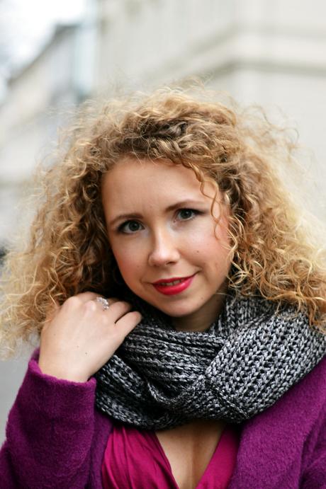 Outfit: Casual Purple Winter Style , Kationette, Fashionblog, Modeblog, Streetstyle