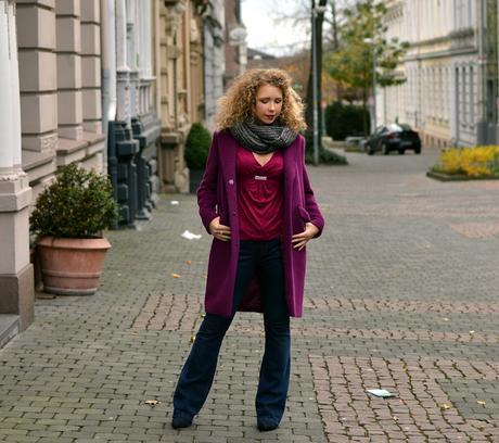 Outfit: Casual Purple Winter Style , Kationette, Fashionblog, Modeblog, Streetstyle