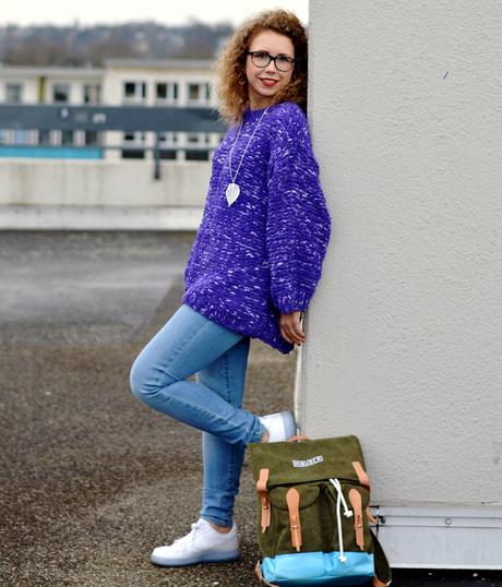 Outfit: XXL Knit and New Hinüber Backpack, Kationette, Fashionblog, Modeblog, Rucksack, Streetstyle, Streetfashion
