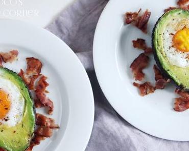 Avocado mit Spiegelei aus dem Ofen - mal wieder etwas zum Frühstück