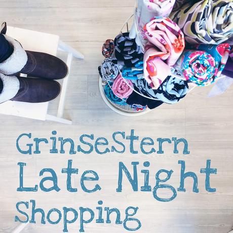 GrinseStern Late Night Shopping, Stoffladen, Stoff kaufen