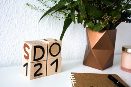 DIY Würfelkalender aus Holz