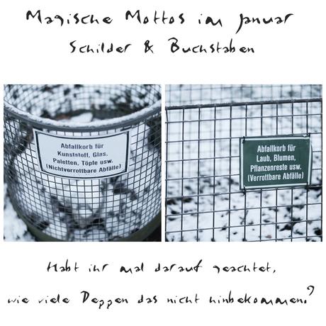 Blog + Fotografie by it's me! - Draussen - Magische Mottos im Januar, Collage Friedhof