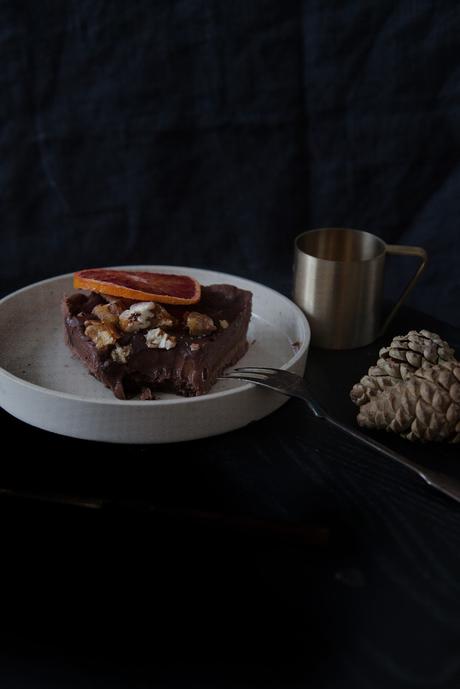 Chocolate Tart with Pecannut