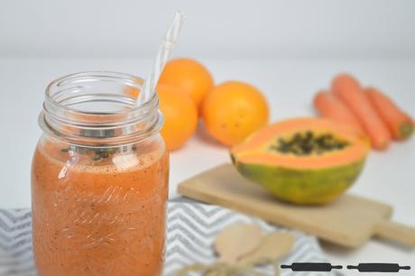 Vitaminkick olè - Papaya Smoothie #smoothietime