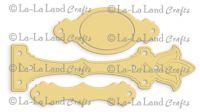 La-La Land Crafts DIE - Booktab and Labels (Set aus 3 Stück)