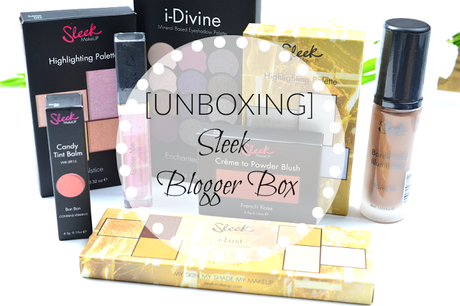 [Unboxing + erste Eindrücke] Sleek Blogger Box Dezember | Januar 2016