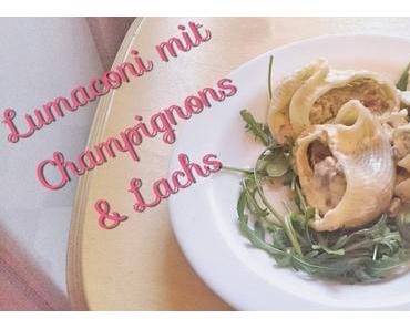 Lumaconi mit Lachs & Champignons