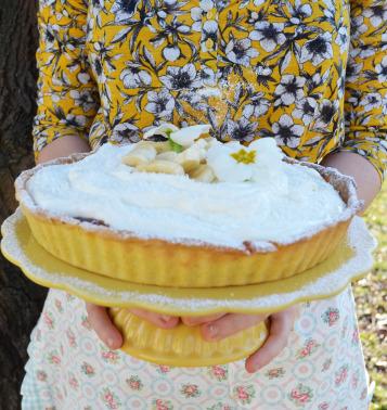 Süsser Himmel auf Erden! Bananen-Karamell-Pie mit Kokoshäubchen