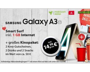 Smartphone Angebot: Samsung Galaxy A3 und A5 zum Sonderpreis!