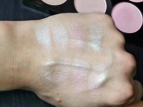 Makeup Revolution Highlighter Palette Empfehlung - Review und Swatches