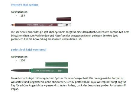 p2 Sortimentswechsel Frühjahr (März) 2016 | Ex-Artikel