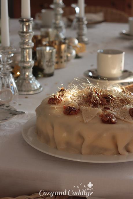 Adventskalender Türchen Nr. 12 - Weihnachtliche Marzipan-Amaretto-Torte