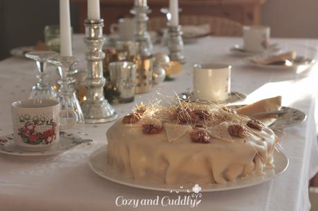 Adventskalender Türchen Nr. 12 - Weihnachtliche Marzipan-Amaretto-Torte