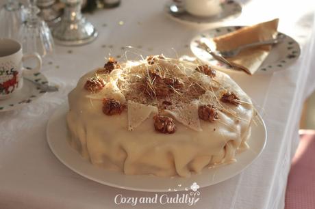 Adventskalender Türchen Nr. 12 - Weihnachtliche Marzipan-Amaretto-Torte