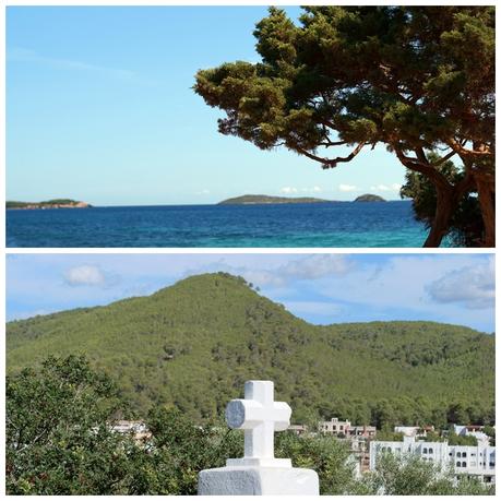 Blog + Fotografie by it's me! - Reisen - La Isla Blanca Ibiza, Santa Eurlaria - Blick über Berge und Buchten