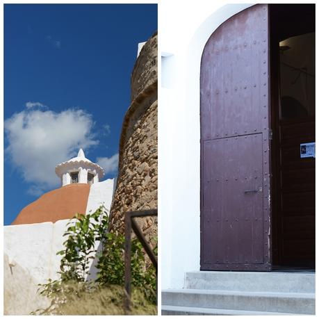 Blog + Fotografie by it's me! - Reisen - La Isla Blanca Ibiza, Santa Eurlaria - Kuppel und Portal in der Klosteranlage