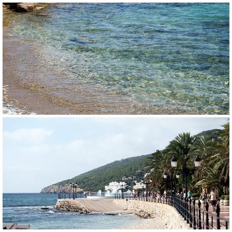 Blog + Fotografie by it's me! - Reisen - La Isla Blanca Ibiza, Santa Eurlaria - Kiesstrand und Strandpromenade