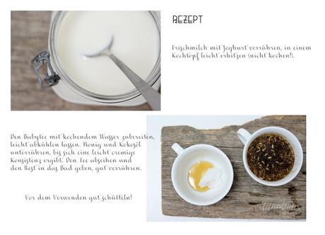 DIY Babybad Milch&Joghurt