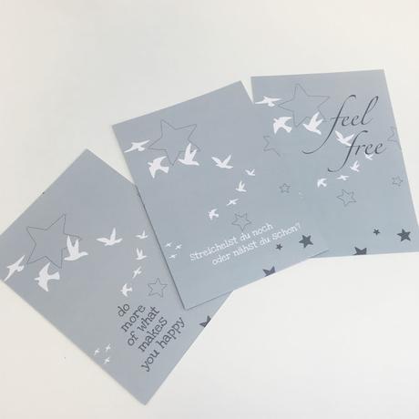 GrinseStern, Postkarten, GrinseStern 1.0, Eigenproduktion, 